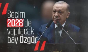 Cumhurbaşkanı Erdoğan: Seçim 2028’de yapılacak bay Özgür