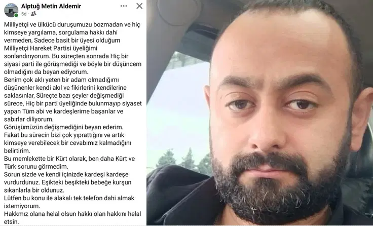 MHPden sert sozlerle istifa