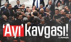 Meclis’te hakaretler havada uçuştu: Ayı! Sensin ayı! Geri zekalı! Ahlaksız herif!