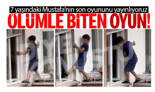 Ölüm oyunu… İşte minik Mustafa’nın ölmeden az önceki görüntüleri…