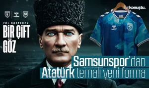 Samsunspor’dan ‘Atatürk’ temalı yeni forma