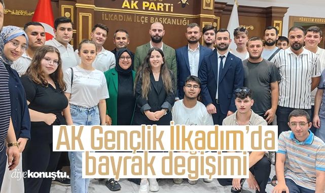 AK Gençlik İlkadım’da bayrak değişimi