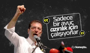 Ekrem İmamoğlu: Sadece bir avuç azınlık için çalışıyorlar!