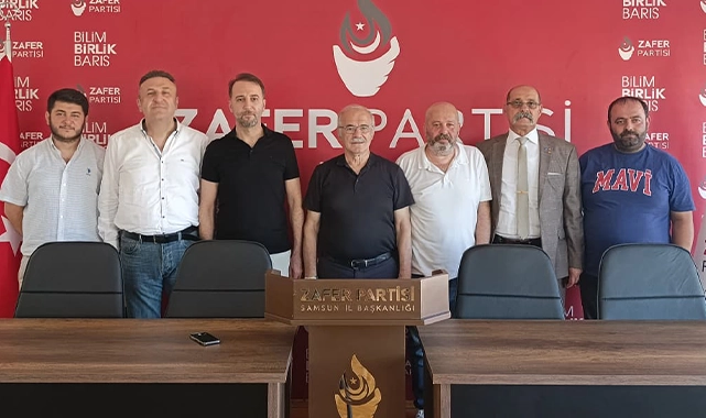 Samsun’da siyasi nezaket vurgusu: Yeniden Refah’tan Zafer Partisi’ne ziyaret