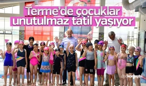 Terme’de 1.350 çocuk unutulmaz tatili yaşıyor: Hem eğleniyor hem öğreniyorlar