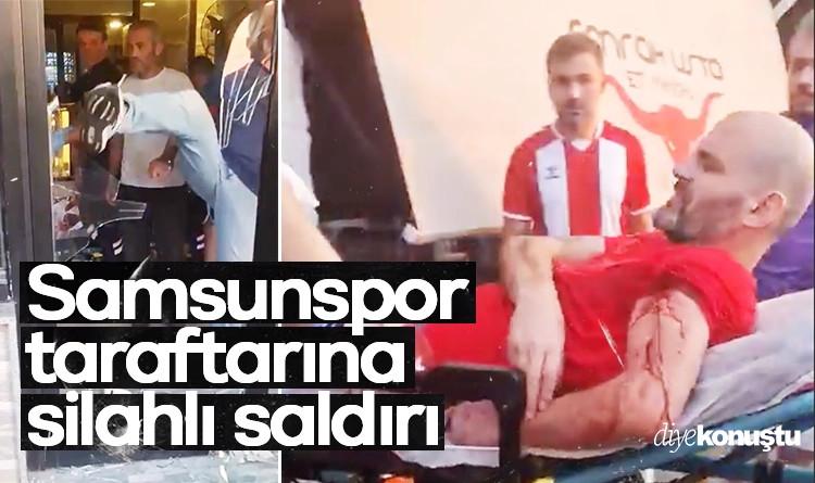 Trabzonspor maçı öncesi silahlar konuştu: Giresun'da Samsunspor taraftarına silahlı saldırı 1 Trabzonspor maci oncesi silahlar konustu Giresunda Samsunspor taraftarlarina silahli saldiri