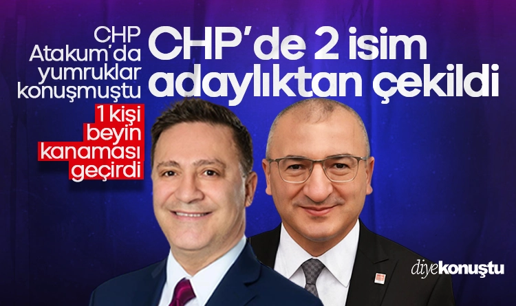 CHP Atakum İlçe Başkanı Adem Kürek istifa etti 2 Yumruklar konustu 1 partili beyin kanamasi gecirdi CHPde 2 isim adayliktan cekildi