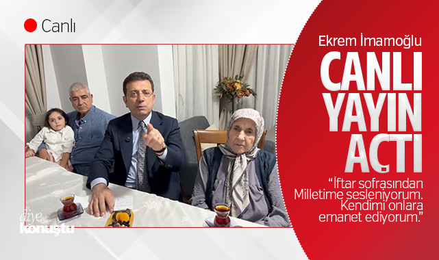 İmamoğlu canlı yayın açtı: Herkesin kazandığı hakları tehdit altında