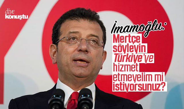 İmamoğlu çalışmalara başladı: Mertçe söyleyin, Türkiye’ye hizmet etmeyelim istiyorsunuz değil mi?