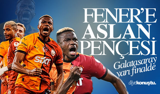 Fenerbahçe’ye Aslan pençesi! Galatasaray yarı finalde… Maçta olaylar çıktı…