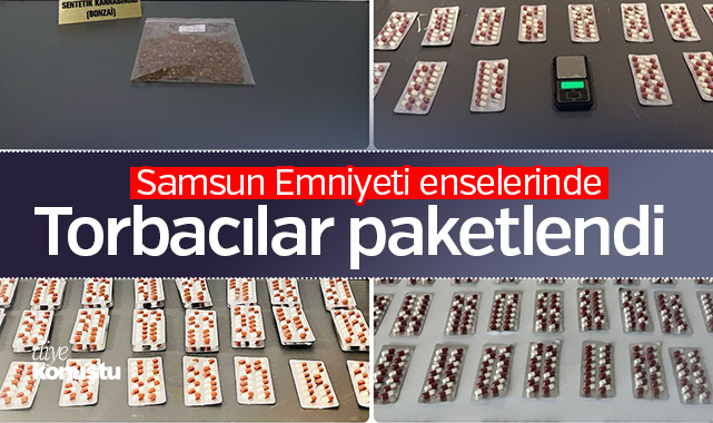 Torbacılar paketlendi! Samsun Emniyeti nefes aldırmıyor
