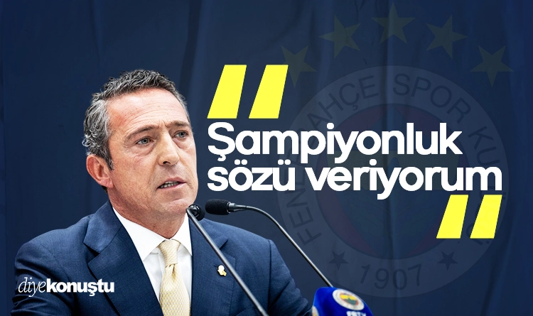 Ali Koç: Şampiyonluk sözü veriyorum 1 Ali Koc Sampiyonluk sozu veriyorum