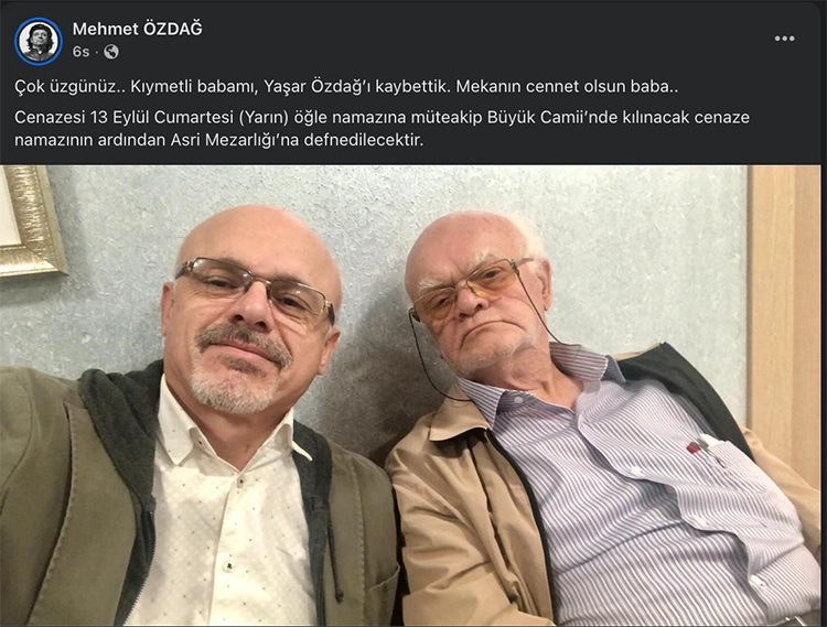 CHP Samsun İl Başkanı Mehmet Özdağ’ın acı kaybı 2 CHP Samsun Il Baskani Mehmet Ozdagin 2