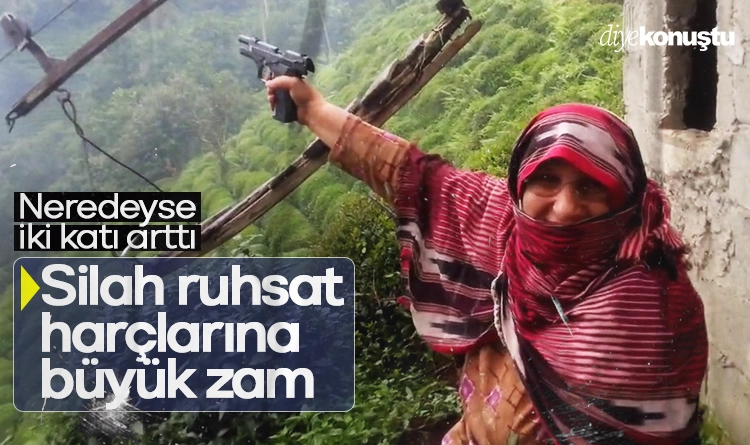 Silah ruhsat harclarina buyuk zam