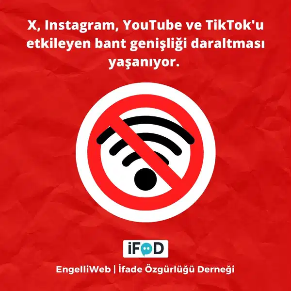Türkiye’de sosyal medya kısıtlaması: X, Instagram, YouTube ve TikTok’a erişim yavaşladı 2 Turkiyede sosyal medya kisitlamasi
