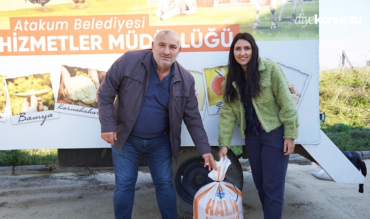 Atakum'da çiftçiye karakılçık buğdayı desteği 5 Atakumda ciftciye karakilcik bugdayi destegi 9