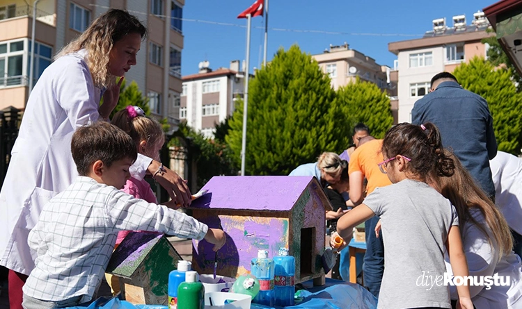 Atakum’da öğrencilere hayvan sevgisi aşılandı 2 Atakumda miniklere hayvan sevgisi asilandi 2