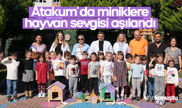 Atakum’da öğrencilere hayvan sevgisi aşılandı 1 Atakumda miniklere hayvan sevgisi asilandi