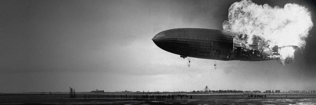 İkinci Dünya Savaşı’ndan nadir görüntüler: Hindenburg felaketi gün yüzüne çıktı 2 Hindenburg zeplini