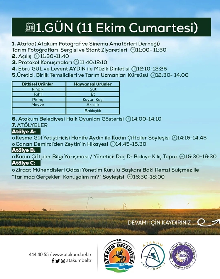 Karadeniz'de ilk! Atakum Kent Konseyi, tarımın nabzını tutacak 10 Karadenizde ilk Atakum Kent Konseyi tarimin nabzini tutacak 9