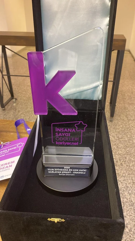 Sampa’ya 'istihdama katkı” ödülü 2 Sampaya istihdama katki odulu 2