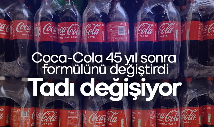 Tadı değişiyor! Coca-Cola 45 yıl sonra formülünü değiştirdi 1 Tadi degisiyor Coca Cola 45 yil sonra formulunu degistirdi