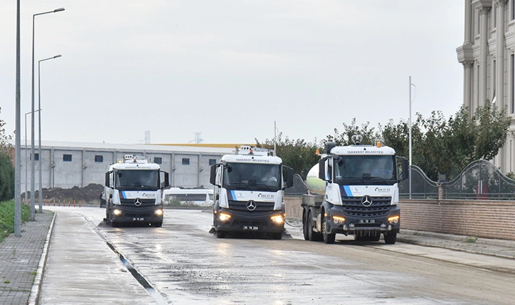 Tekkeköy Belediyesi'nden temizlik hamlesi: Gıda OSB tamam 6 Tekkekoy Belediyesinden temizlik hamlesi 2