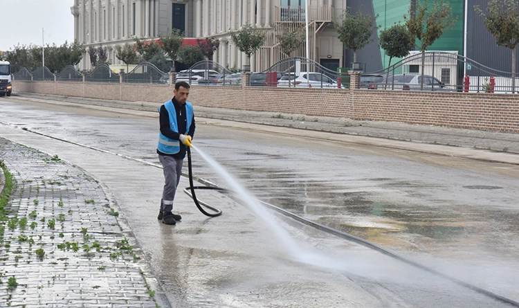 Tekkeköy Belediyesi'nden temizlik hamlesi: Gıda OSB tamam 7 Tekkekoy Belediyesinden temizlik hamlesi 3