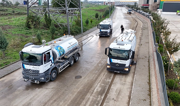 Tekkeköy Belediyesi'nden temizlik hamlesi: Gıda OSB tamam 9 Tekkekoy Belediyesinden temizlik hamlesi 5