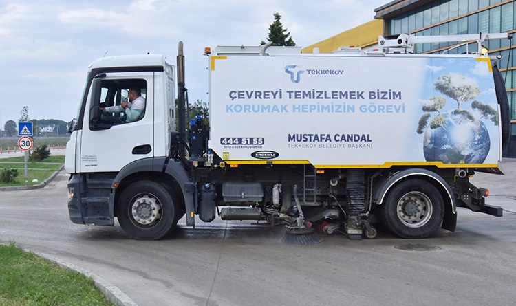 Tekkeköy Belediyesi'nden temizlik hamlesi: Gıda OSB tamam 2 Tekkekoy Belediyesinden temizlik hamlesi 7