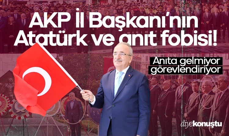 AKP Samsun Il Baskani Mehmet Kosenin Ataturk fobisi Anita gelmiyor gorevlendiriyor 1