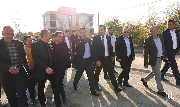 Alaçam’ın çehresi değişiyor: Başkan Halit Doğan projeleri yerinde inceledi