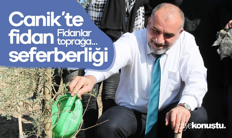 Canik’te Yeşil Vatan seferberliği: Fidanlar geleceğe nefes oldu 1 Canikte Yesil Vatan seferberligi