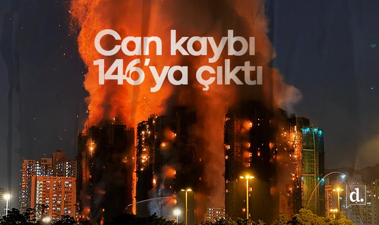 Hong Kong’daki facia büyüyor: Can kaybı 146’ya çıktı, yüzlerce kişi hâlâ kayıp