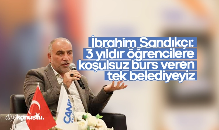 Ibrahim Sandikci 3 yildir tum ogrencilere kosulsuz burs veren tek belediyeyiz
