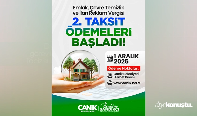 Iste son tarih Canikte vergi odemeleri basladi