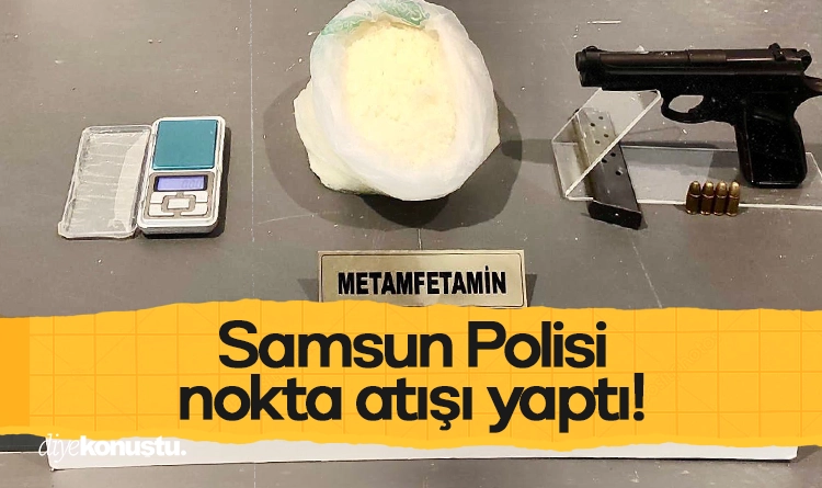 Samsun Polisi nokta atışı yaptı! 1 Samsun Polisi nokta atisi yapti