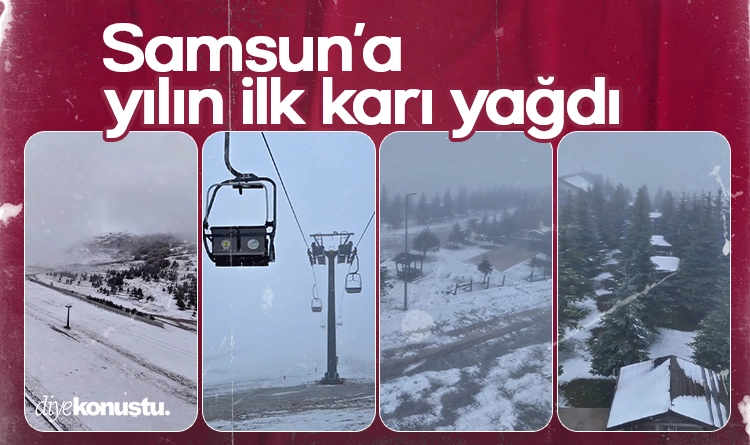 Samsun'a yılın ilk karı yağdı: İşte kartpostallık görüntüler 1 Samsuna yilin ilk kari yagdi Iste kartpostallik goruntuler