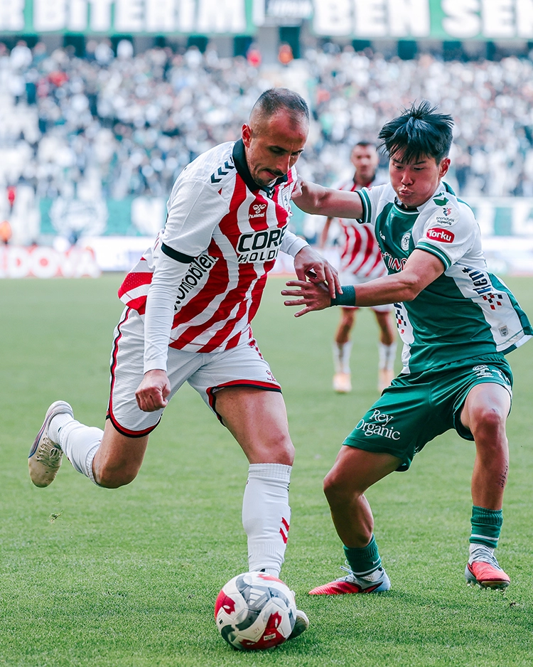 Samsunspor Konyada firtina gibi esti 2