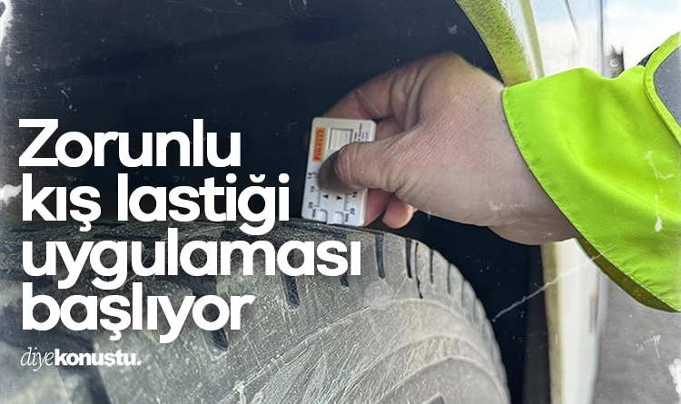 Yapmayan sürücüye ceza! Zorunlu kış lastiği uygulaması yarın başlıyor 1 Suruculere ceza kesilecek Zorunlu kis lastigi uygulamasi yarin basliyor