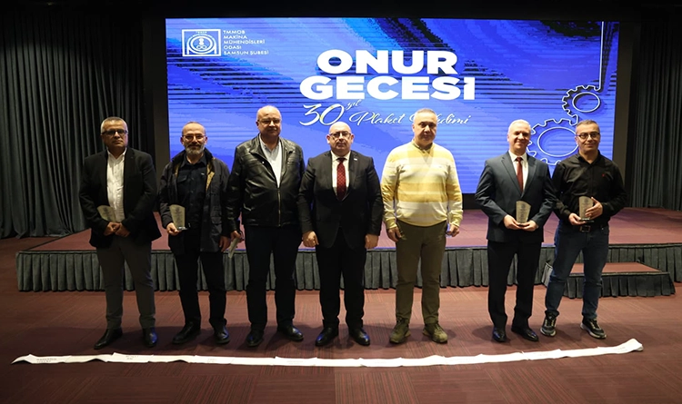 71 yıllık onur: Samsun'da makine mühendislerinin gurur gecesi