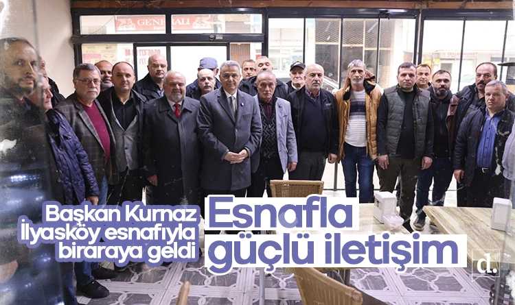 Başkan İhsan Kurnaz sahada: Esnafla birebir temas sürüyor 1 Baskan Ihsan Kurnaz sahada 1