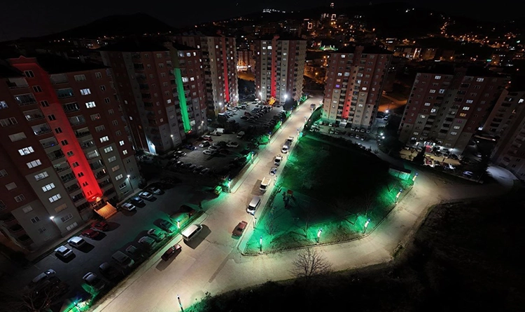 Canikte enerji tasarruflu aydinlatma donemi 1