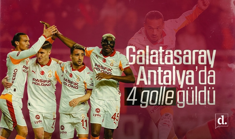 Galatasaray’dan Antalya’da gol yağmuru: 4-1 1 Galatasaraydan Antalyada gol yagmuru