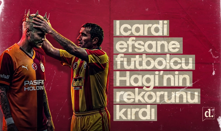 Mauro Icardi efsane futbolcu Haginin rekorunu kirdi