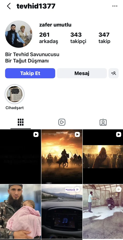 Öldürülen IŞİD militanı sosyal medya üzerinden cihat propagandası yapmış