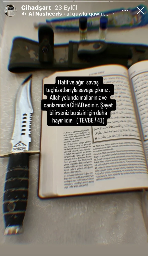 Öldürülen IŞİD militanı sosyal medya üzerinden cihat propagandası yapmış