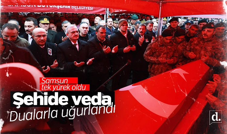 Samsun şehidini dualarla ebediyete uğurladı 1 Samsun sehidini dualarla ebediyete ugurladi