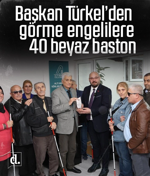 Serhat Turkelden gorme engellilere 40 beyaz baston 10