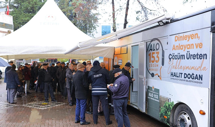Terme’de toplu ulaşımda SAMKART dönemi başladı 9 Termede toplu ulasimda SAMKART donemi basladi 2
